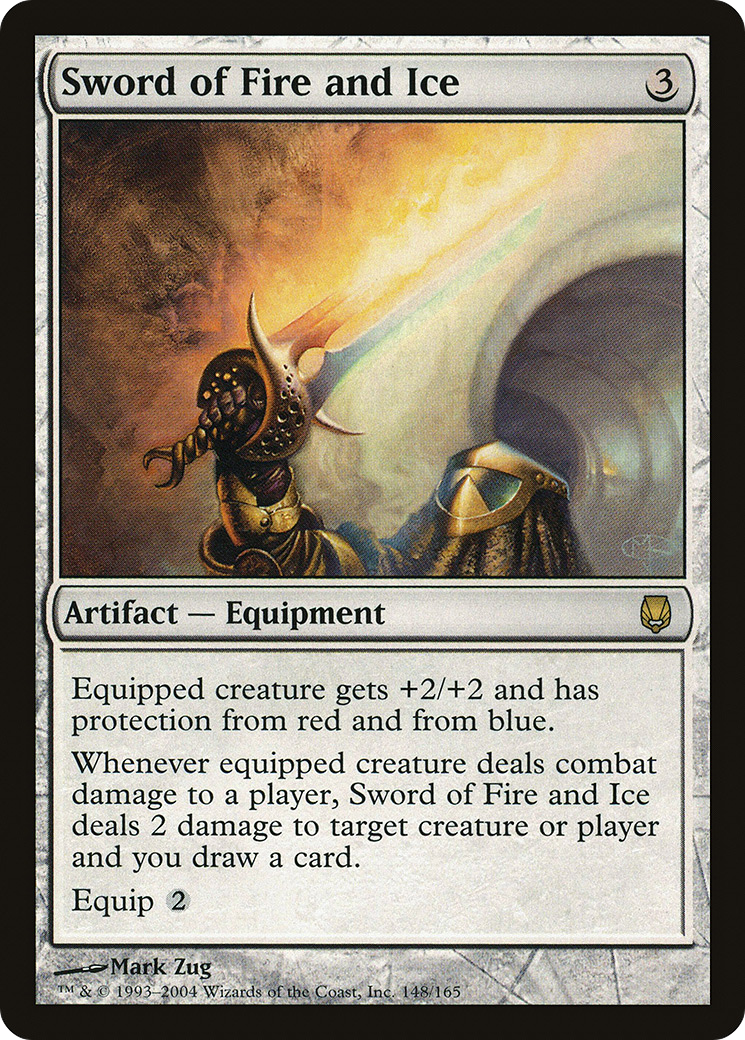 Sword of Fire and Ice (DST-148) [Darksteel] MTG Single Wizards of the Coast