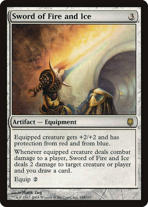 Sword of Fire and Ice (DST-148) [Darksteel] MTG Single Wizards of the Coast