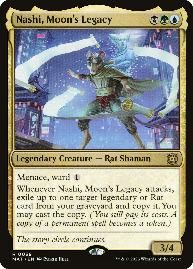 Nashi, Moon's Legacy (MAT-039) [March of the Machine: The Aftermath] MTG Single Wizards of the Coast