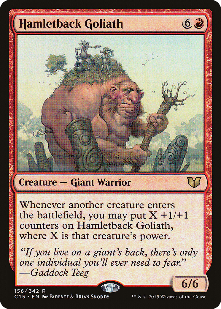 Hamletback Goliath (C15-156) [Commander 2015] MTG Single Wizards of the Coast