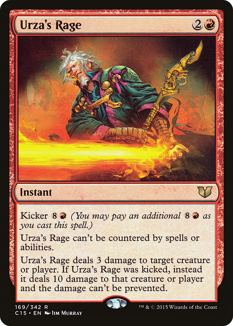 Urza's Rage (C15-169) [Commander 2015] MTG Single Wizards of the Coast