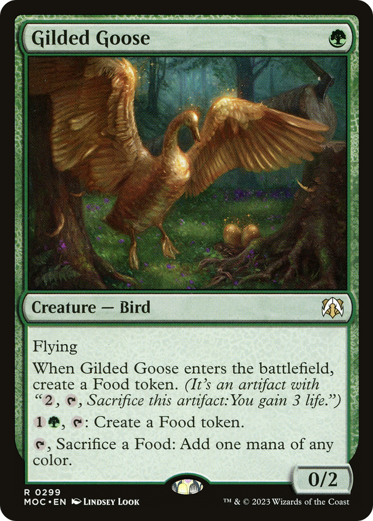 Gilded Goose (MOC-299) [March of the Machine Commander] MTG Single Wizards of the Coast