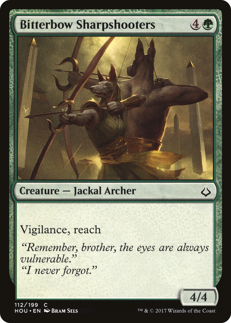 Bitterbow Sharpshooters (HOU-112) [Hour of Devastation] MTG Single Wizards of the Coast