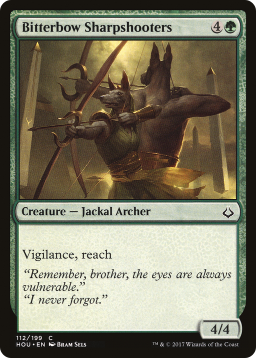 Bitterbow Sharpshooters (HOU-112) [Hour of Devastation] MTG Single Wizards of the Coast
