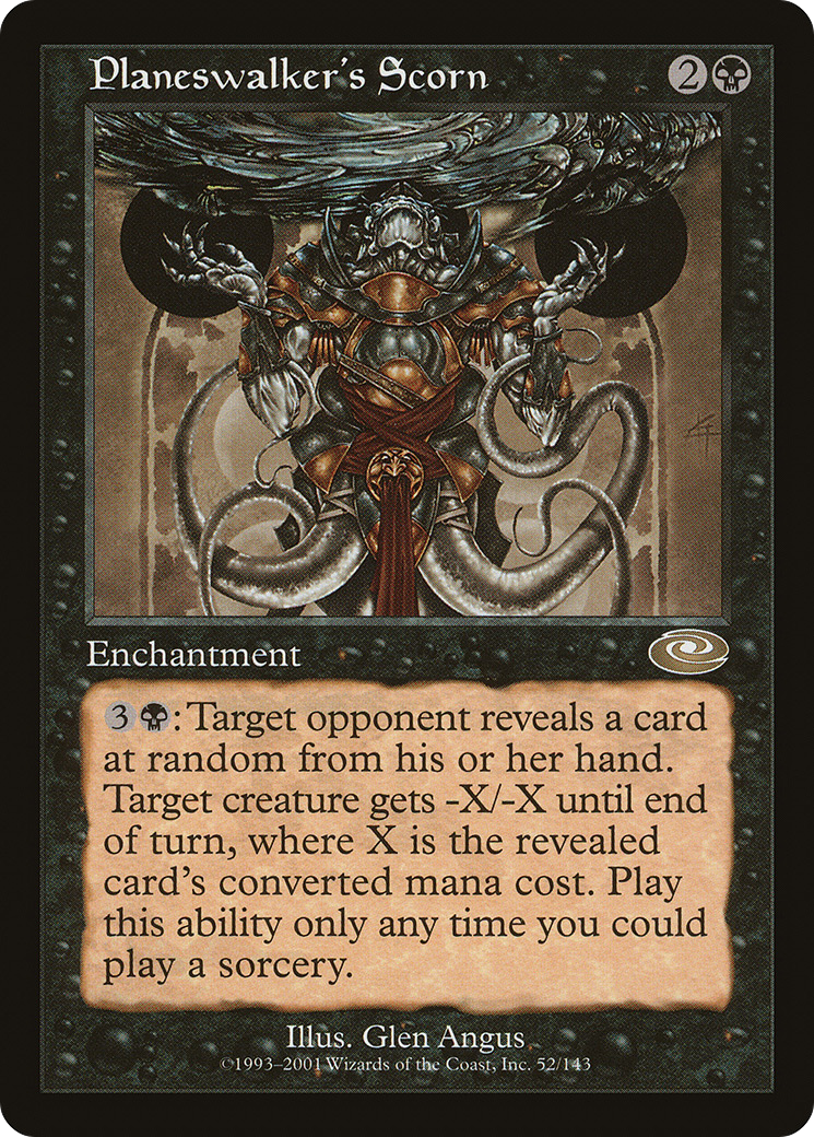 Planeswalker's Scorn (PLS-052) [Planeshift] Foil MTG Single Wizards of the Coast