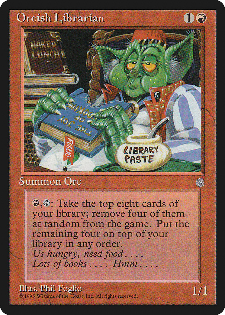 Orcish Librarian (ICE-209) [Ice Age] MTG Single Wizards of the Coast