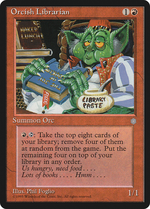 Orcish Librarian (ICE-209) [Ice Age] MTG Single Wizards of the Coast