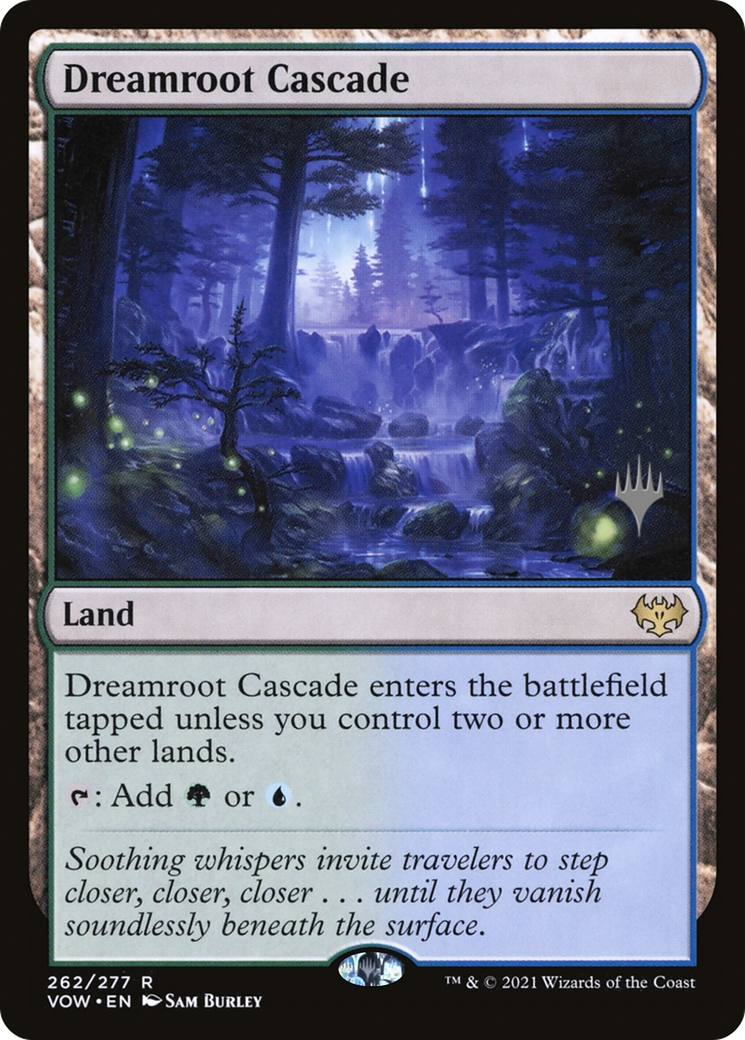 Dreamroot Cascade (PPDMU-262P) [Innistrad: Crimson Vow Promos] MTG Single Wizards of the Coast