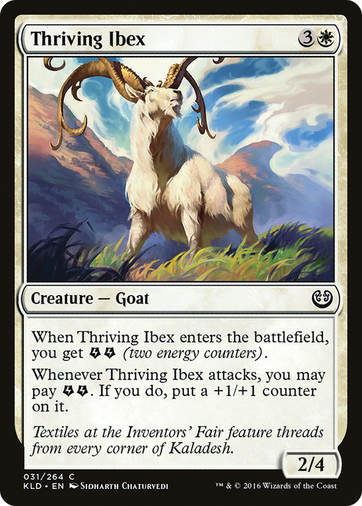 Thriving Ibex (KLD-031) [Kaladesh] Foil MTG Single Wizards of the Coast