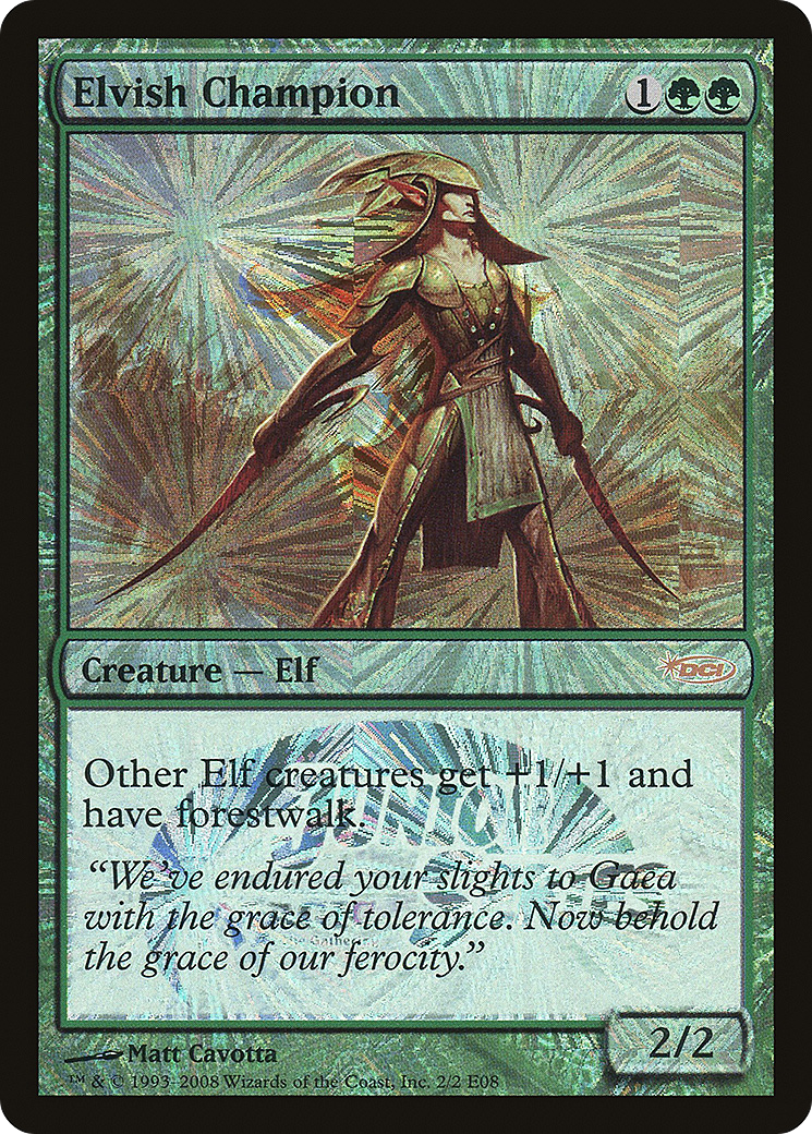 Elvish Champion (Junior Series Europe) (JSS-002) [Misc] Junior Series Europe Foil MTG Single Wizards of the Coast