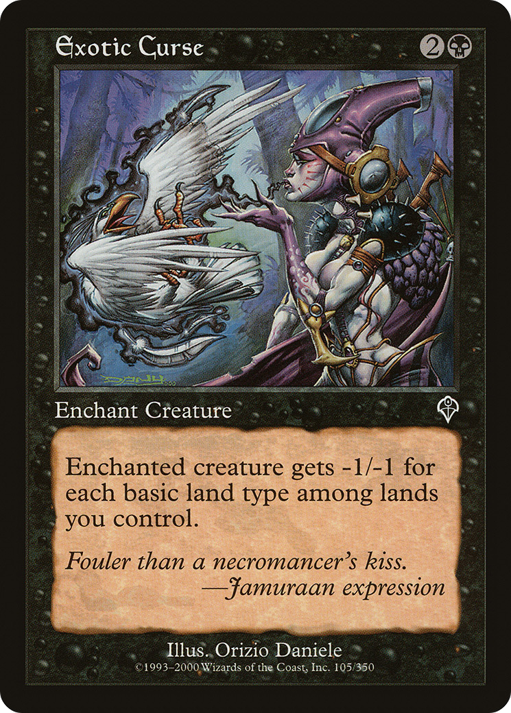 Exotic Curse (INV-105) [Invasion] MTG Single Wizards of the Coast