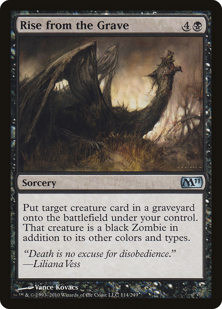 Rise from the Grave (M11-114) [Magic 2011] Foil MTG Single Wizards of the Coast