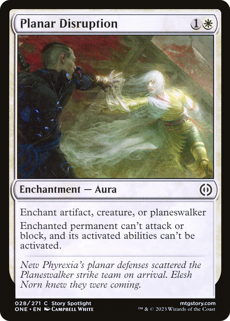 Planar Disruption (ONE-028) [Phyrexia: All Will Be One] MTG Single Wizards of the Coast
