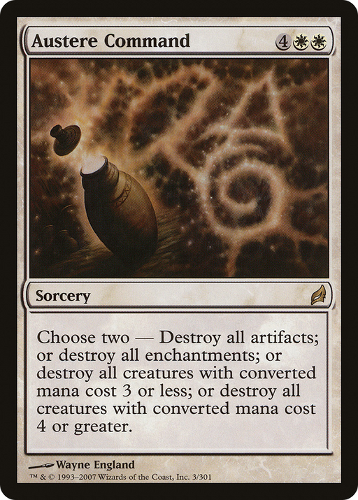 Austere Command (LRW-003) [Lorwyn] MTG Single Wizards of the Coast