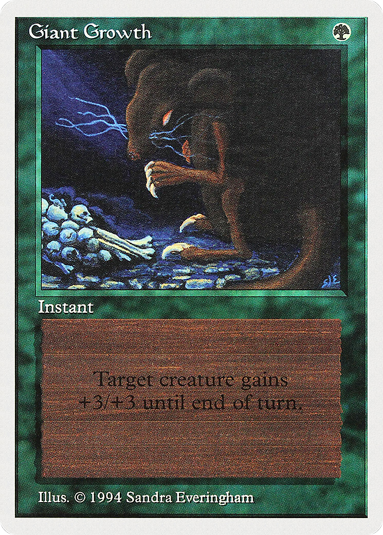 Giant Growth (SUM-199) [Misc] Summer Magic / Edgar MTG Single Wizards of the Coast