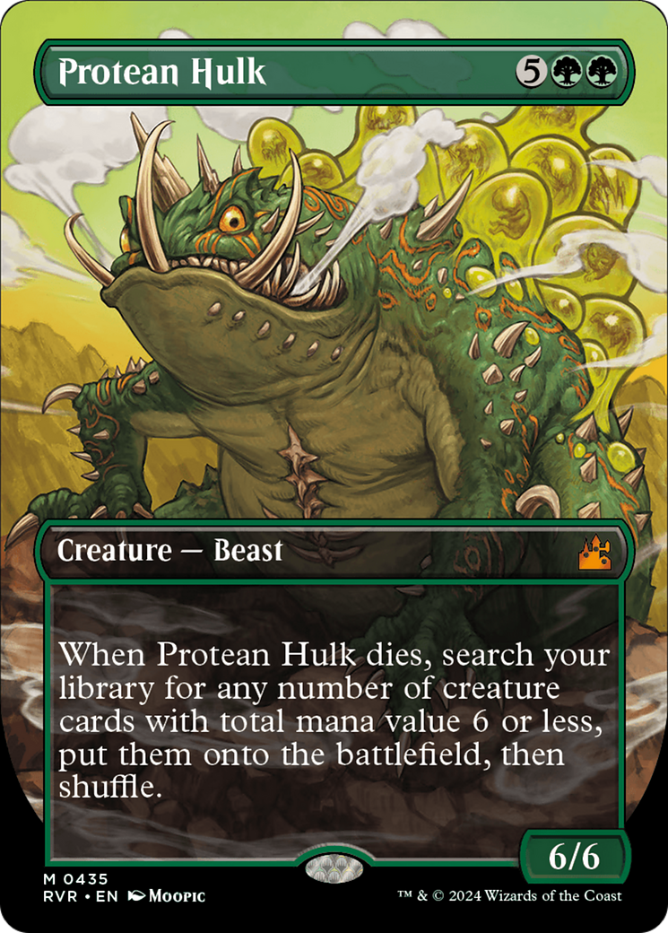 Protean Hulk (Anime Borderless) (RVR-435) [Ravnica Remastered] (Borderless) MTG Single Wizards of the Coast