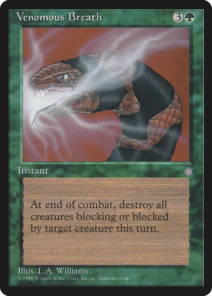 Venomous Breath (ICE-) [Ice Age] MTG Single Wizards of the Coast