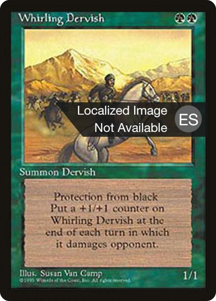 Whirling Dervish (4BB-) [Fourth Edition Foreign Black Border] MTG Single Wizards of the Coast
