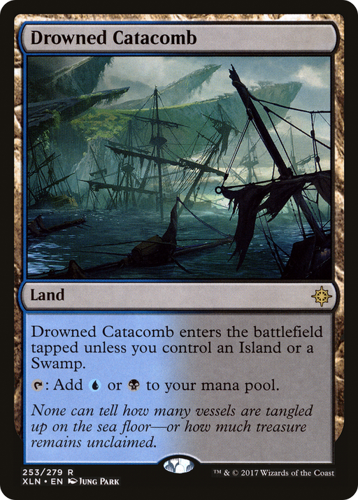 Drowned Catacomb (XLN-253) [Ixalan] MTG Single Wizards of the Coast