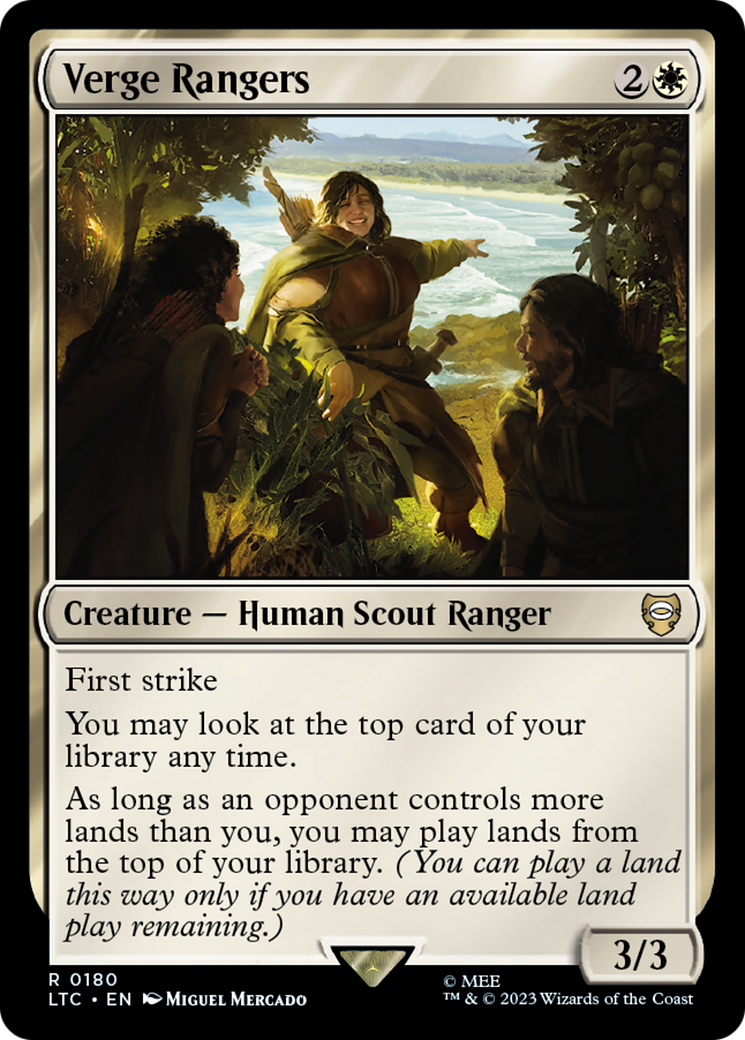 Verge Rangers (LTC-180) [Tales of Middle-earth Commander] MTG Single Wizards of the Coast