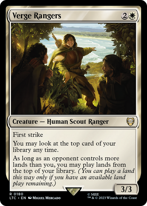 Verge Rangers (LTC-180) [Tales of Middle-earth Commander] MTG Single Wizards of the Coast
