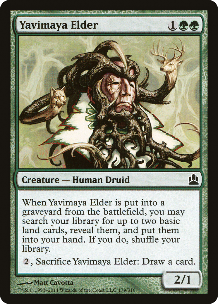 Yavimaya Elder (CMD-179) [Commander 2011] MTG Single Wizards of the Coast