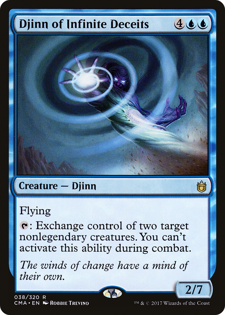 Djinn of Infinite Deceits (CMA-038) [Commander Anthology] MTG Single Wizards of the Coast
