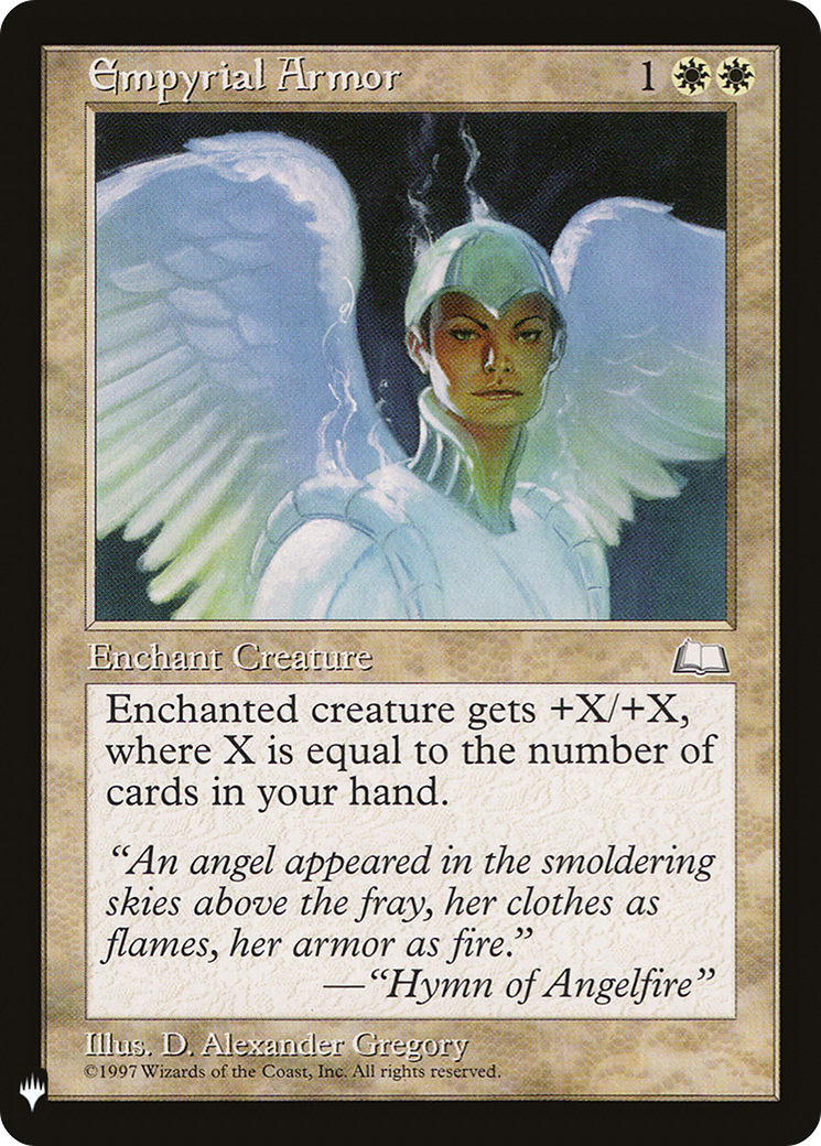 Empyrial Armor (LIST-WTH-13) [Mystery Booster] The List MTG Single Wizards of the Coast