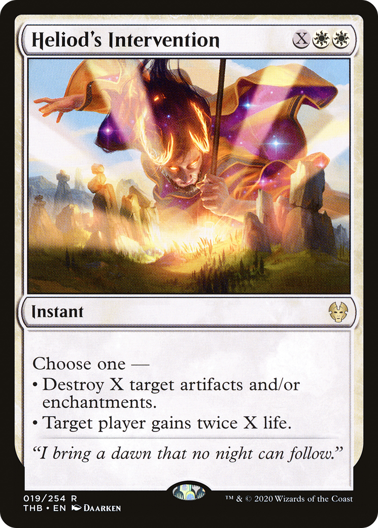 Heliod's Intervention (THB-019) [Theros Beyond Death] Foil MTG Single Wizards of the Coast