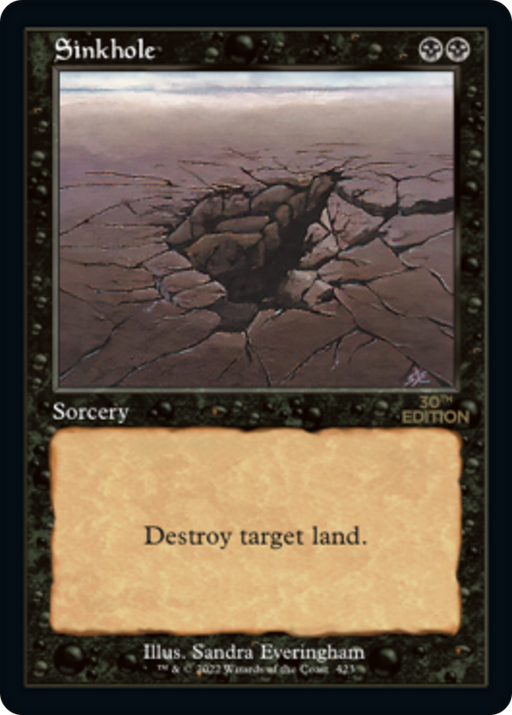 Sinkhole (30A-423) [30th Anniversary Edition] MTG Single Wizards of the Coast