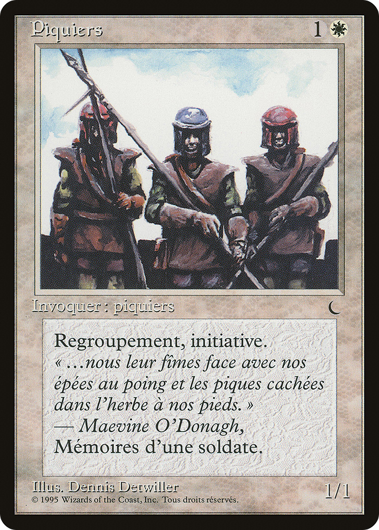 Pikemen (REN-018) [Renaissance] MTG Single Wizards of the Coast