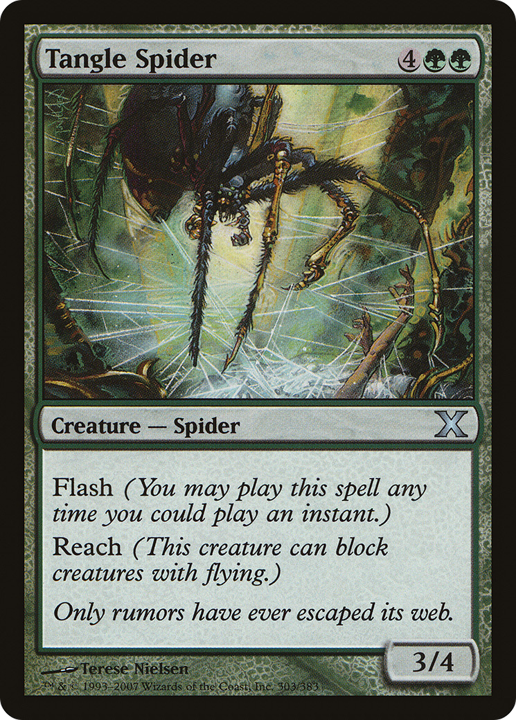 Tangle Spider (10E-303) [Tenth Edition] MTG Single Wizards of the Coast