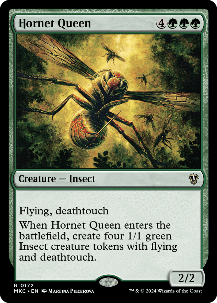 Hornet Queen (MKC-172) [Murders at Karlov Manor Commander] MTG Single Wizards of the Coast