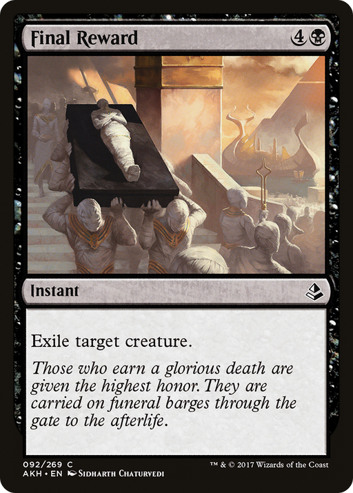 Final Reward (AKH-092) [Amonkhet] MTG Single Wizards of the Coast