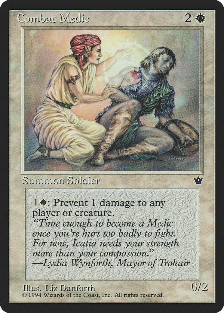 Combat Medic (FEM-01D) [Fallen Empires] MTG Single Wizards of the Coast