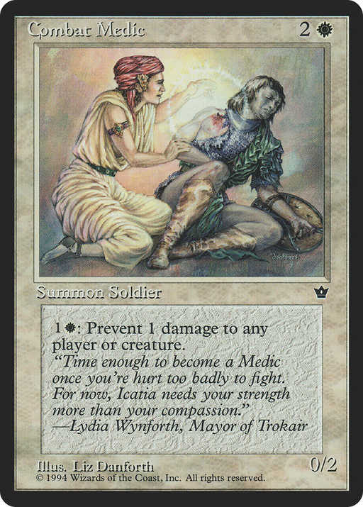 Combat Medic (FEM-01D) [Fallen Empires] MTG Single Wizards of the Coast