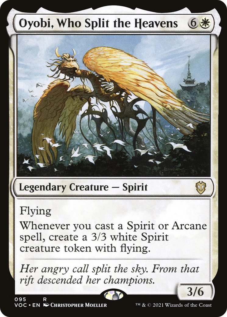 Oyobi, Who Split the Heavens (VOC-095) [Crimson Vow Commander] MTG Single Wizards of the Coast