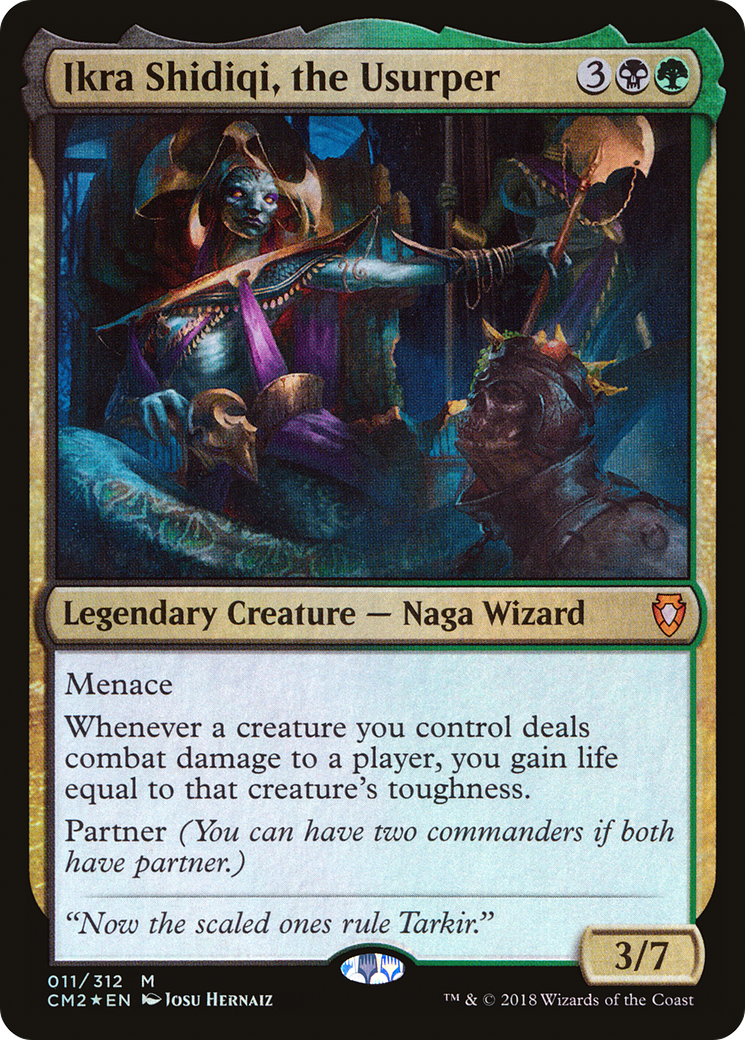 Ikra Shidiqi, the Usurper (CM2-011) [Commander Anthology Volume II] Foil MTG Single Wizards of the Coast