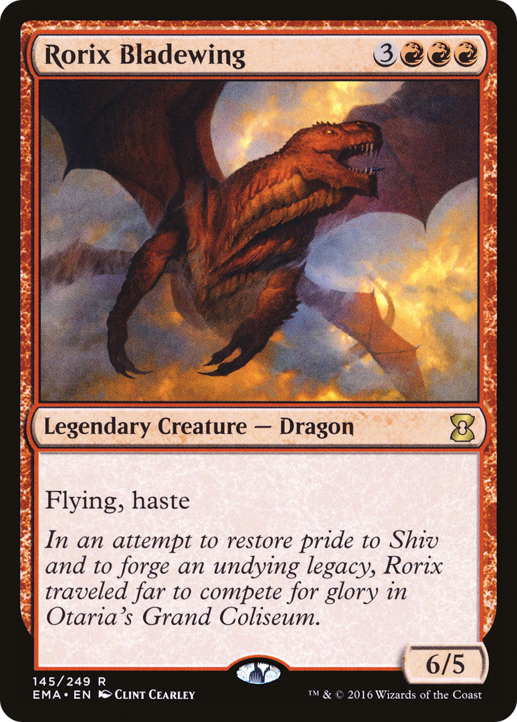 Rorix Bladewing (EMA-145) [Eternal Masters] MTG Single Wizards of the Coast