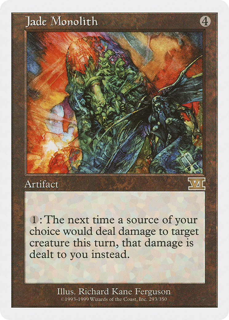 Jade Monolith (6ED-293) [Classic Sixth Edition] MTG Single Wizards of the Coast