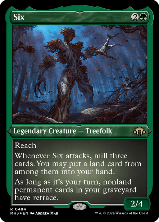 Six (Foil Etched) (MH3-484) [Modern Horizons 3] Foil MTG Single Wizards of the Coast