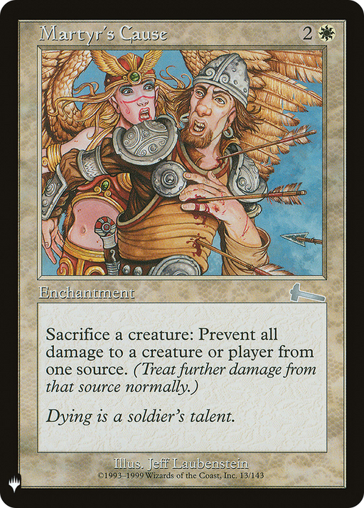 Martyr's Cause (LIST-ULG-13) [Mystery Booster] The List MTG Single Wizards of the Coast