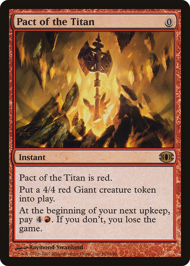 Pact of the Titan (FUT-103) [Future Sight] MTG Single Wizards of the Coast