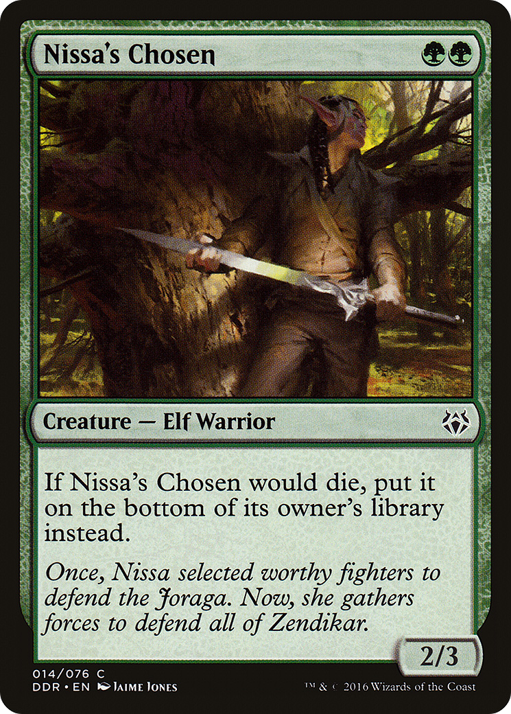Nissa's Chosen (DDR-014) [Misc] Duel Decks: Nissa vs. Ob Nixilis MTG Single Wizards of the Coast