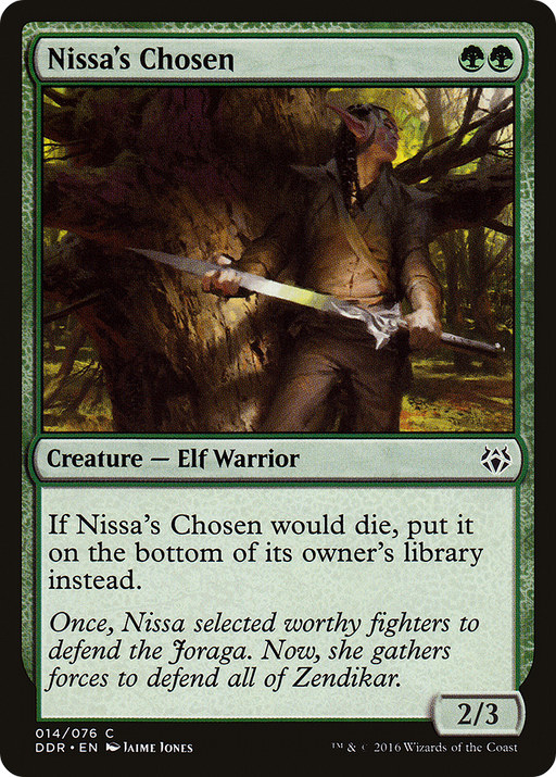 Nissa's Chosen (DDR-014) [Misc] Duel Decks: Nissa vs. Ob Nixilis MTG Single Wizards of the Coast
