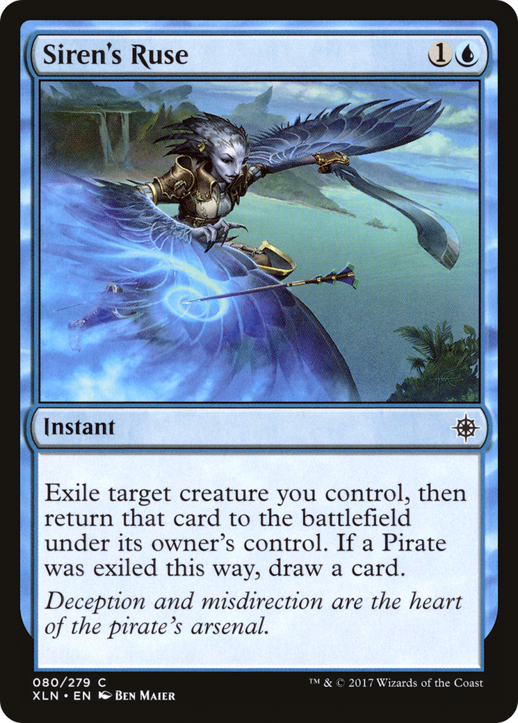 Siren's Ruse (XLN-080) [Ixalan] Foil MTG Single Wizards of the Coast