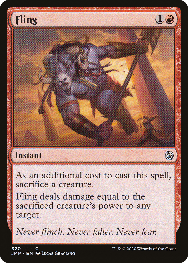 Fling (JMP-320) [Jumpstart] MTG Single Wizards of the Coast