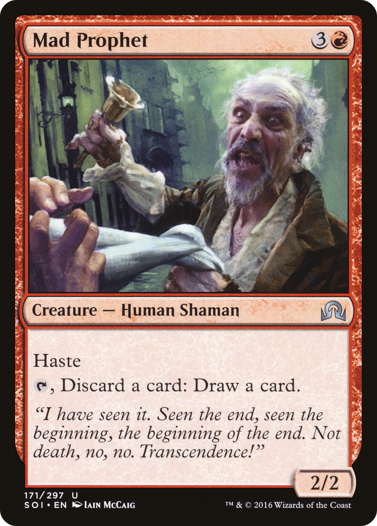 Mad Prophet (SOI-171) [Shadows over Innistrad] MTG Single Wizards of the Coast