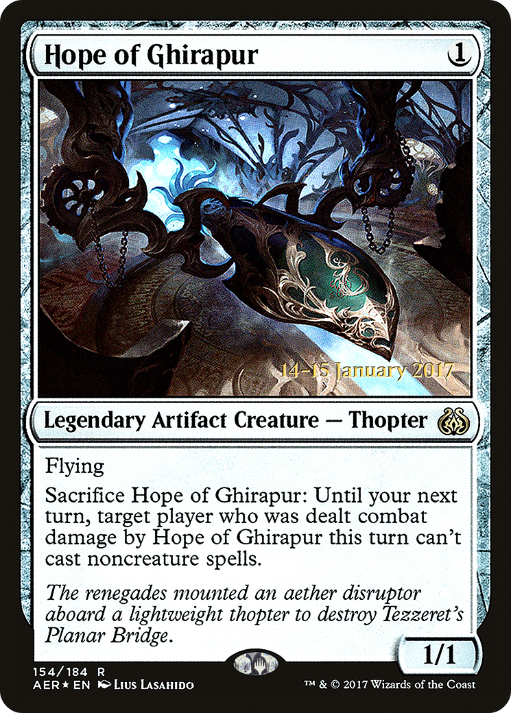 Hope of Ghirapur (PRE-154) [Aether Revolt Promos] Foil MTG Single Wizards of the Coast