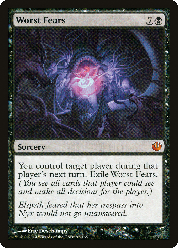 Worst Fears [Journey into Nyx] MTG Single Magic: The Gathering